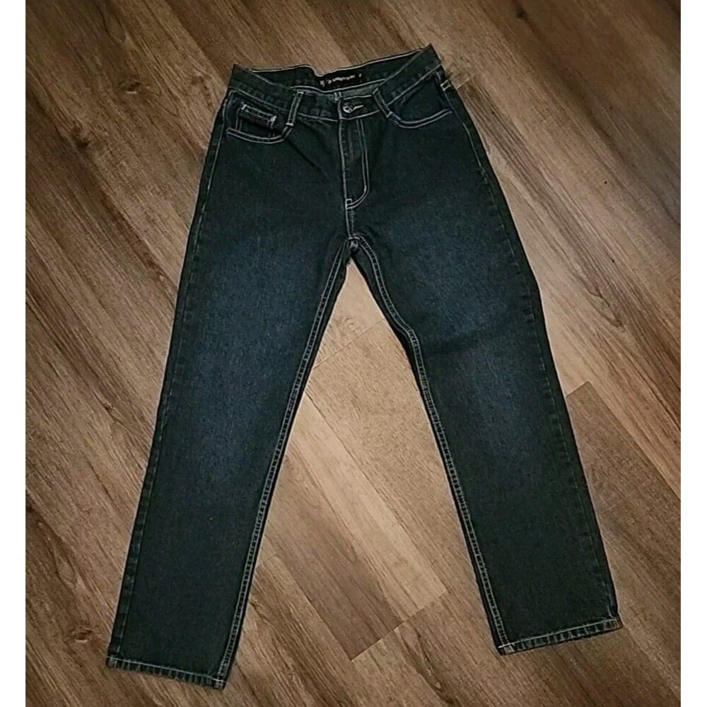Jeanstation Blue Denim Jeans Womens Size 12 Bootcut Mid-rise